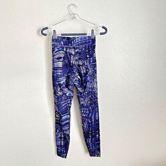 Nike Leggings Womens Size XS High Waisted Dance Tight Fit Multicolor Pants - Picture 2 of 5